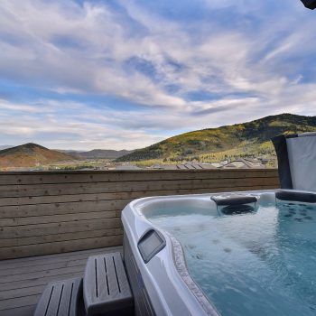 hot tub and view